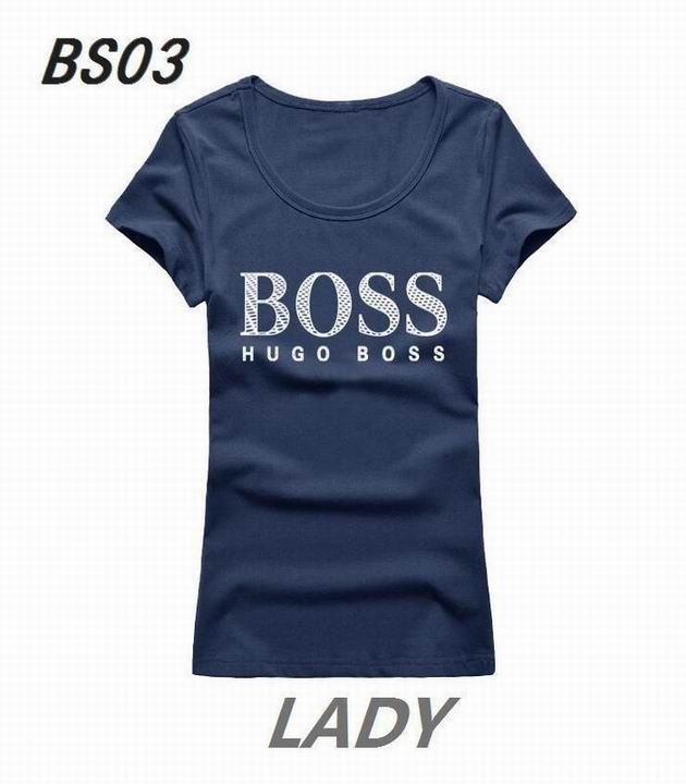 BOSS short round collar T woman S-XL-116